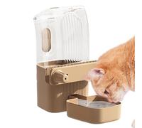 Dog Feeder, Cage Mounted Automatic Water Bowl Food Dispenser, Pet Supplies, Hangable, Large Crate Feeder Dish for Puppies and Cats, 12.2x12.2x7.09 Inches