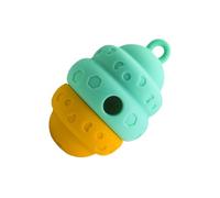 Dog Feeder Toy, Slow Feeder Puzzle, Chew Proof Dispenser, Silicona Snuffle, Foraging Enrichment Ball, 4,92 x 3,15 x 3,15 pulgadas, para interior al aire libre Puppy Teething Mental Play