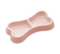 Dog Feeding Bowl Set - 2 In 1 Non Slip Widened Base Dish, Double Food and Water Station, Stable Pet Bowl For Dogs Cats Puppies | Anti Spill Feeding Tray For Crate Kennel Indoor Floor Use