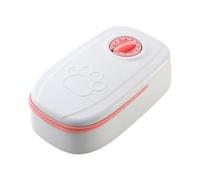 Dog Feeding Station, Timed Cat Feeder Food Dispenser, Convenient Automatic 9.84x5.91x3.23in, Animal Water Dispenser with Programmable Timer for Wet or Dry Food