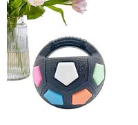 Dog Fetch Football - 13 cm Indestructible Squeaky Ball, Tough Balls Toys For Dogs, Interactive Round Squeaky Toys, Dogs Chewing Balls, Pet Training Supplies For Aggressive Chewers For Fetch And Play