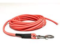 Dog & Field Biothane - Correa de Entrenamiento Redonda, 10 Metros de Longitud, Color Naranja