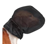 Dog Field Guard - Cubierta de la cara de la neta de campo para perros,Ajustable Breathable Head Protector Mesh Light Pet Muzzle for Medium Large Outdoor