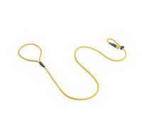Dog & Field Signature - Correa Deslizante para Perros, Color Amarillo. Correa Ligera de 1,2m con tapón de Goma Deslizante. Correa de Entrenamiento para Perros, Correa Delgada Deslizante, no Necesita