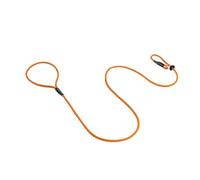 Dog & Field Signature - Correa Deslizante para Perros, Naranja, 1,25 m, Ligera, con tapón de Goma Deslizante para Entrenamiento, no Necesita Collar ni arnés (Naranja)