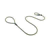 Dog & Field - Signature - Correa para Perro, Color Verde Oliva, Ligera de 1,25 m, con Cierre de Goma Deslizante para adiestramiento, no Necesita Collar o arnés
