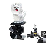Dog Figurilla | Motorcycle Light Up Decoration,Wind Powered Animal Figura - for Motorcycle Handlebar Outdoor Cycling Night Riding Scooter Driving Men Women