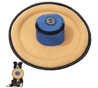 Dog Flying Disc Toy with Built in Snack Bag,Interactive Dog Throw Toys for Outdoor Exercise Play & Agility Training,Reflective Pet Reward Toy for Small Medium Large Dogs to Fetch & Catch (Blue Yellow)