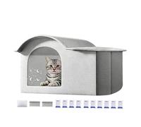 Dog Folding Cooling Shelter - Cooling | Cat House Summer Foldable Puppy House with Robust Build & Vivid Finish Matte Texture for Indoor Garden Outdoor Backyard Camping Travel Activity
