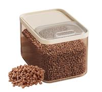 Dog Food Container - 10l Airtight Pet Food Storage, Multi-purpose Animal Storage Bin | Large Fresh-Keeping Treat Bucket With Measuring Cup | For Grain Cereal Flour Beans Pantry Home Organization