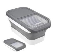 Dog Food Container, Pet Treat Storage Box, Foldable Food Bin, Sliding Lid Design, Space-Saving Build, Lightweight Material, Easy Access Opening, Perfect for Kitchen, Pantry, Camping, Home, Apartment