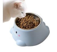 Dog Food Dish - Ergonomic Slant Design, Non-Skid Bottom, Removable Bowl, Easy To Clean | Small Pet Mealtime, Travel Companion, Outdoor Feeding, Indoor Dining, Home Use, Camping, Vacation Trips
