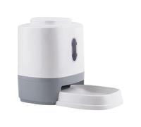 Dog Food Dispenser, 1.5L Press Automatic Cat Feeder with Bowl, Slow Feeding Bowl, Interactive Enrichment Toy, Ideal for Small & Medium Puppies, Kittens, and Pets, 10.16x6.5x8.07 in