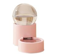 Dog Food Dispenser - 9,25 pulgadas Pet Auto Waterer | Pets Watering Feeding Station - Duаl Pet Drinking Bowls Set, Pink Portable Gravīty 1000 ml Refill Unit is Ideal para viajes al aire libre