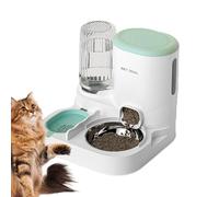 Dog Food Dispenser | Automatic Pet Feeders | Dog Water Bowl | Pet Water Dispensers | Wet Dry Food Bowl | Dog Food Water Dispenser for Most Pets Dogs, Rabbits, and Cats