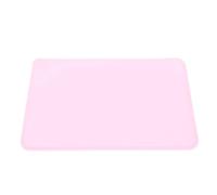 Dog Food Mat, 18.9 x 11.8 x 0.4 Inch Silicone Pet Feeding Mat Spill Proof Anti Slip Washable Cat Dog Food Water Bowl Placemat for Indoor Use, Easy to Clean Grey (Pink)