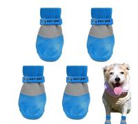 Dog Foot Covers - Reusable Hot Pavement Paws Boots, Dog Boots for Paw Protection, Waterproof Puppy Boots, Portable Puppy Rubber Soles Paw Covers Protectors for Indoor, Running, Outdoor