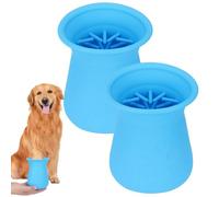Dog Foot Washer Cup, Portable Dog Paw Cleaning Cup, Massage Cup with Claw Design, Easy Foot Cleaning Tool for Home, Camping, Walking, and Traveling Use, Compact and Effective Pet Grooming Accessory.