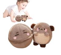 Dog for Kids, Cartoon Egg Plush Toy & Cute Animal Stuffed Friend, Soft Huggable Feature, Birthday Gift for Children, Flexible Cuddly Toy for Relaxing, Accompanying Playtime at Home