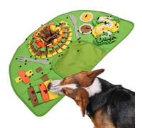 Dog Foraging Mats, Interactive Slow Feeder Puzzle Toys, Enrichment Training Pad, Anti-Boredom Feeding Mat for Small, Medium, and Large Dogs and Puppies, 29.13x18.5 Inches, Green