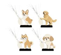 Dog Fridge Magnets, Cute Pet Decor, Whisker Holder Set, Novelty Magnet Clips, Home Office Kitchen Use for Dorm Whiteboard Locker Apartment Memo Board Garage Washing Machine