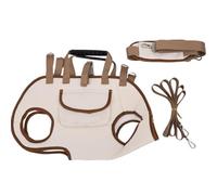 Dog Full Body Lift Harness with Front Leg Support, Full Body Harness Suitable For Small/Medium-Sized Dogs and Cats (Beige - S)