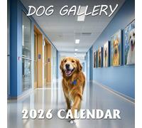 Dog Gallery Calendar 2026: A curated collection showcasing canine beauty and personality year-round | Kalender Calendario Calendrier