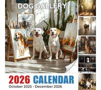 Dog Gallery Calendar 2026: A curated collection showcasing canine beauty and personality year-round | Kalender Calendario Calendrier