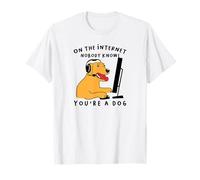 Dog Gamer En Internet, Nadie Sabe Que Eres un Perro Camiseta