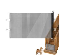 Dog Gate Indoor Retractable - No Drilling Door Fence | Extendable Puppy Gate | for Apartment Office Hallway Stairs Kitchen Living Room Bedroom Balcony Patio Garage Garden