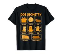 Dog Geometry Math Teacher Back To School Stem Humor Camiseta