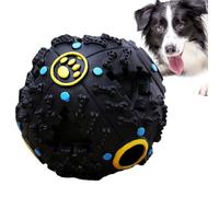 Dog Giggle Ball - Juguete de Audio Interactivo, Bola Duradera masticada | Estimular el Juguete de Mascotas para Perros pequeños de Gran tamaño, Baile de adiestramiento, Trata