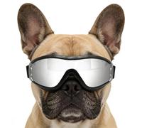 Dog Glasses - Premium Impact-Resistant Pet Eyewear, Features Dual-Action Anti-Fog Ventilation For Crystal-Clear Vision During Hiking and Outdoor Adventure | Medical-Grade Soft-Seal Padding Ensures