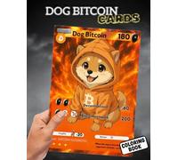 $Dog go to the moon & Runes Bitcoin: Coloring book for kids and adults ($DOG BITCOIN CARDS)