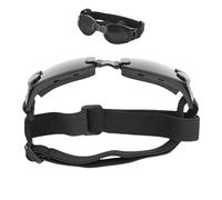 Dog Goggles, UV Protection Foldable Pet Goggles, 6.02x1.77 Inches Anti Glare Dogs Sunglasses with Adjustable Strap, Ideal Eye Shade for Skiing, Seaside, Mountaineering, Plateau and Cycling