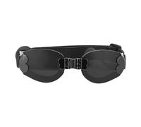 Dog Goggles - UV Protection Pet Goggles, Foldable Anti Glare Dog Sunglasses with Adjustable Strap, Outdoor Pet Eye Protection Gear for Skiing Seaside Mountaineering Cycling Travel Use 6.02x1.77 Inch