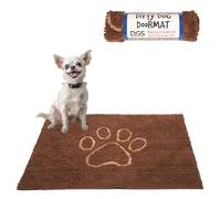 DOG GONE SMART PET PRODUCTS Felpudo Dirty Dog, Microfibra, Marrón Moca, Small