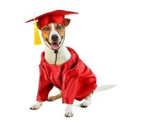 Dog Graduation Hat and Gown - Washable Shirt Costume Set with Tassel, Adorable Pet Outfit Creating Memorable Moments | Small Breeds Puppy Kitten Party Holiday Celebration Cosplay Photography Event