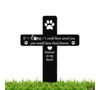 Dog Grave Marker, Memorial Dog, Tombstone Acrylic Sign, 75g, Grave Stake, Garden Décor Cemetery, Lawn Ornaments, Pet Tombstone for Cats and Dogs Remembrance