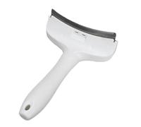 Dog Grooming Brush, Shedding Tool, Detangling Rake, Double Action De Shedding Massaging Grip Handle Ideal for Pets Bathing Styling and Home Use, 4.13x5.91 Inches