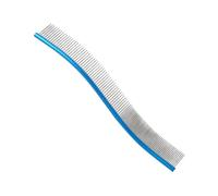 Dog Grooming Comb, Pet Comb for Cats and Dogs, Curved Comb for Pet Hair, Metal Teeth Dog Comb, Pet Hair Removal Comb, Grooming Comb for Pets, Best Metal Teeth Comb for Removing Pet Hair Mats