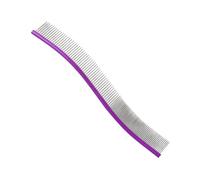 Dog Grooming Comb, Pet Comb for Cats and Dogs, Curved Comb for Pet Hair, Metal Teeth Dog Comb, Pet Hair Removal Comb, Grooming Comb for Pets, Best Metal Teeth Comb for Removing Pet Hair Mats