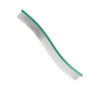 Dog Grooming Comb, Pet Comb for Cats and Dogs, Curved Comb for Pet Hair, Metal Teeth Dog Comb, Pet Hair Removal Comb, Grooming Comb for Pets, Best Metal Teeth Comb for Removing Pet Hair Mats