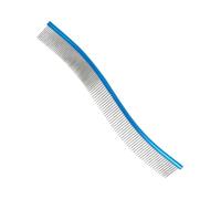 Dog Grooming Comb, Pet Grooming Hair Removal 8.66in Portable Curved Metal Teeth Set, Easy and Lightweight Removes Tools, Pet Knots Brush for Home Animals