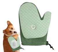 Dog Grooming Gloves - Shedding Mitt with Spray, Reusable Pet Groomings Tool for Cleaning | Suitable for Indoor Outdoor Car Couch Furniture, Gentle Massage, Hair Removal, Pets Care