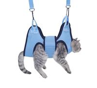 Dog Grooming Hammock - Dog Grooming Sling, 1x Breathable Cat Restraint Holder, Easy To Clean Pet Groooming Hammocks, Sturdy Nail Trimming Pet Hammock with Security Strap For Dogs Cats