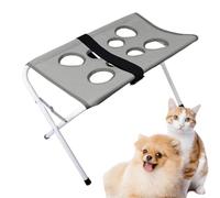 Dog Grooming Hammock | Mesh Scratch-Proof 8-Hole Hanger | Cat Nail Clipping Hammock Harness | for Bathing Claw Teeth Ear Eye Care Puppy Kitten Small Medium Breed