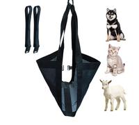 Dog Grooming Hammock - Practical Pet And Farm Care Tool, Heavy Duty Calves Weighing Sling, Calf Weighing Sling With 2 Handles, Shaped Hoof Wraps For Small Animals, Puppies, And Livestock Care