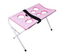 Dog Grooming Sling - 8-Hole Table for Nail Trimming | Breathable Fabric with Adjustable Support, Pet Restraint for Bathing Haircut, Claw Teeth Ear Eye Care, Kitten Small Medium