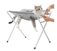 Dog Grooming Station - Resistant Pet Care Stand, Multi Function Cat Grooming Station, Relaxation Groomings Holder, Nail Trimming Restraint Tool, Teeth Cleaning Bathing Aid for Cat Kitten Puppy Home